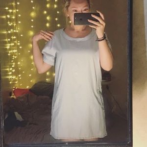 baby blue sack dress